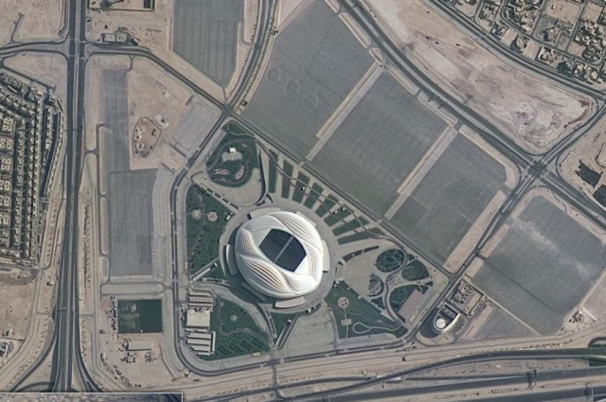 «Роскосмос» показал снимок стадиона для ЧМ в Катаре, сделанный с орбиты