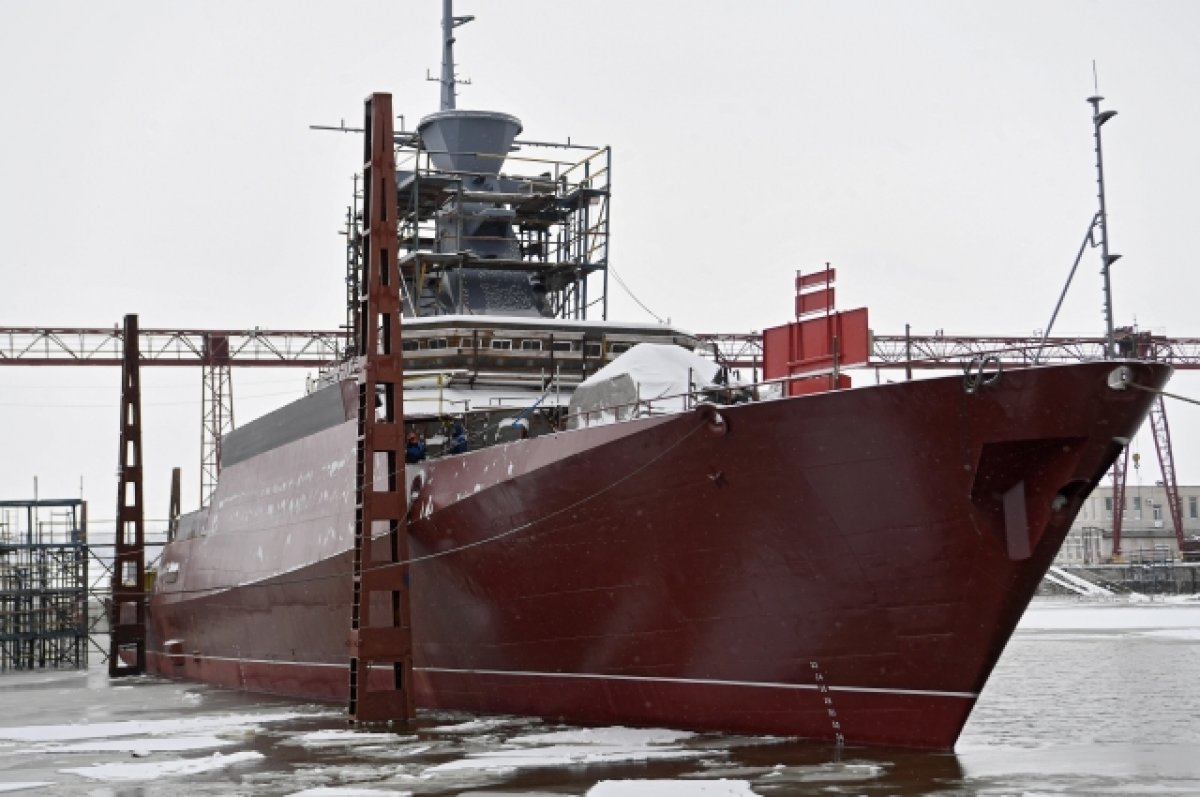 Новый ракетный корабль «Наро-Фоминск» спустили на воду в Татарстане