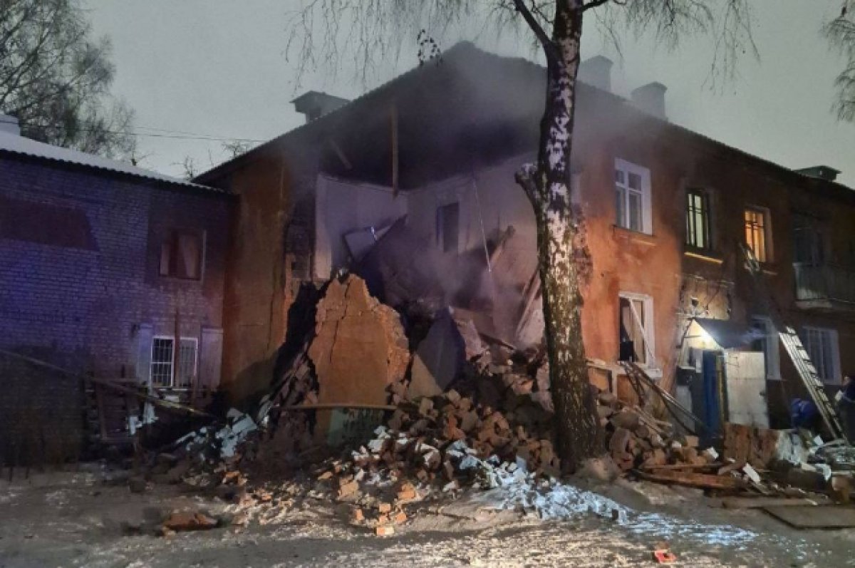 Причиной взрыва в жилом доме в Рязани мог стать самогонный аппарат