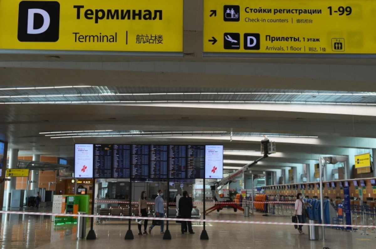 В аэропортах Москвы из-за обильных осадков задержали более 40 рейсов