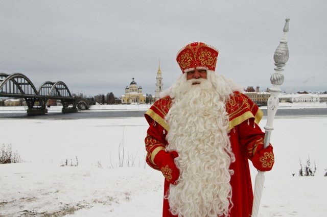 В Рыбинск приедет Дед Мороз из Великого Устюга.	