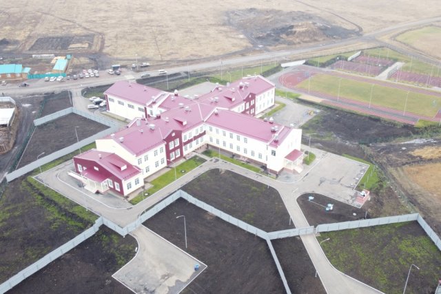 В ноябре в селе Бажир открыли новую школу.