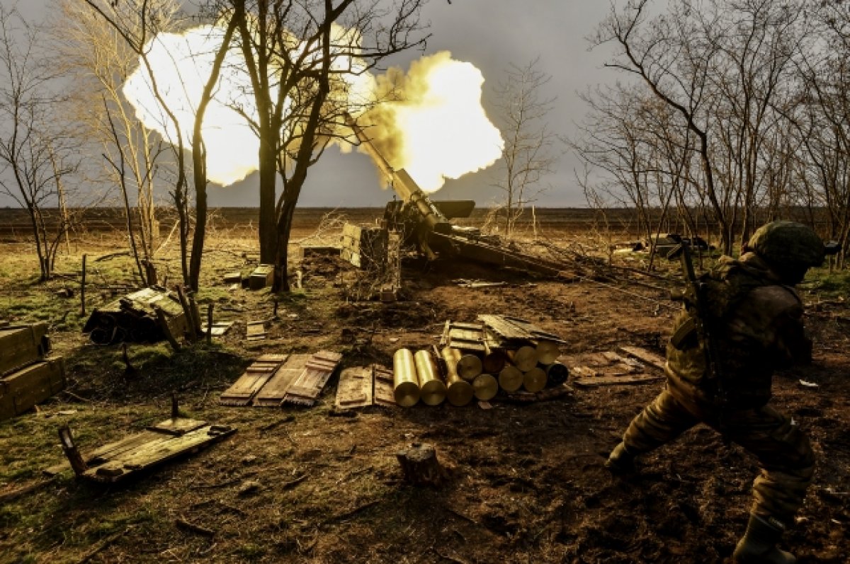 Гаубица 1-й Славянской бригады уничтожила зенитную установку ВСУ