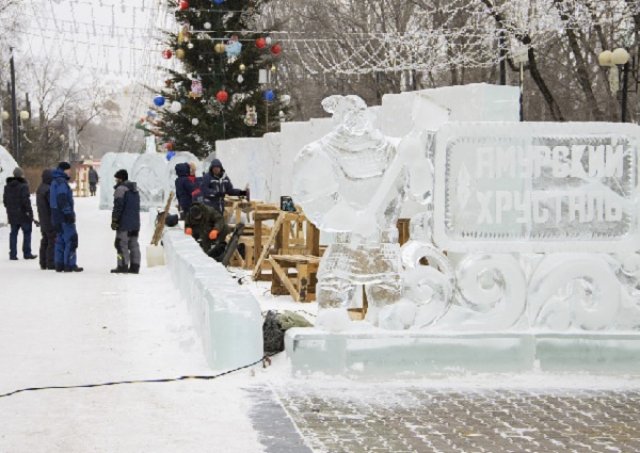 Ледовые скульптуры скоро появятся в Хабаровске