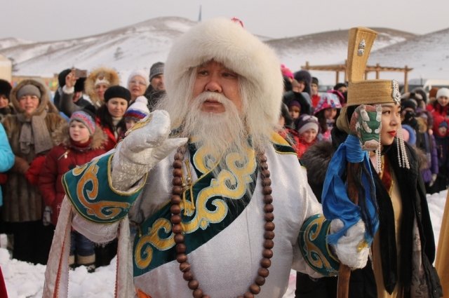 Сагаан Убген («Белый старец») – бурятский Дед Мороз.