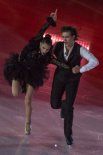 Танцевальная пара Елизавета Шанаева и Павел Дрозд также выбрали для показательного выступления тему «семейки Адамс».