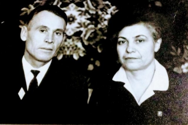 Николай Сергеевич и его супруга Олимпиада Ивановна. 