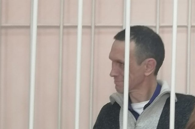Вадим Остапов на суде.
