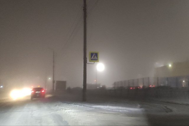 Так выглядели некоторые районы Челябинска вечером 28 декабря