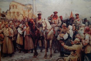Картина «Встреча генерала Гурко в Софии». Художник Димитр Гюдженов (1953 г.)
