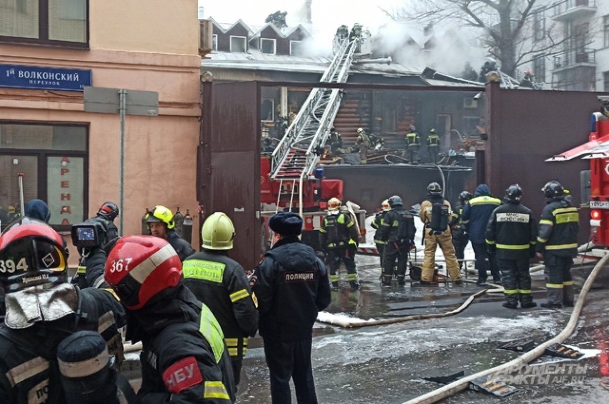 Борщ с дымком. В Москве сгорел ресторан «Тарас Бульба»