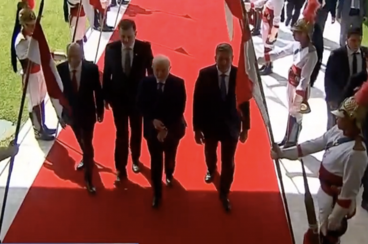 Появились кадры с инаугурации президента Бразилии Лулы да Силвы