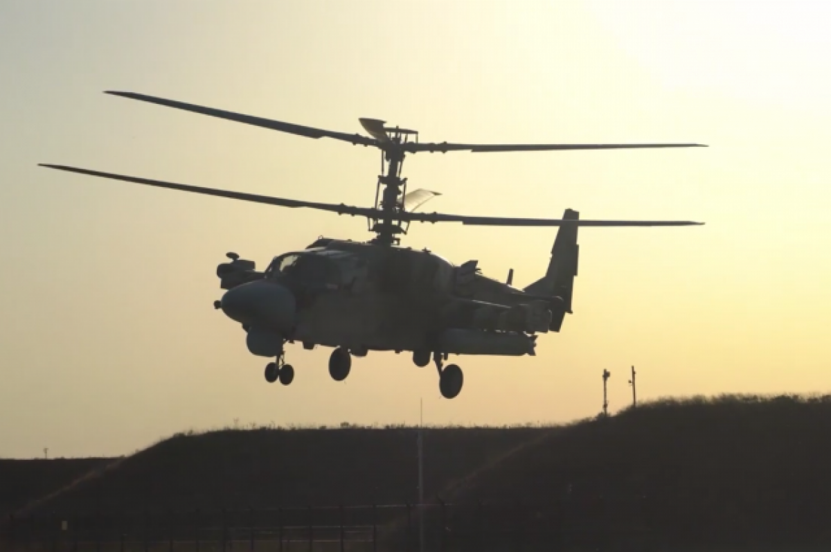 ТАСС: российская армия получила около 10 первых новейших вертолетов Ка-52М