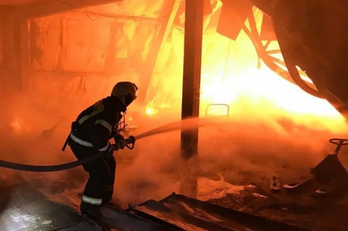 При пожаре на золотоперерабатывающем заводе в Азербайджане пострадали люди