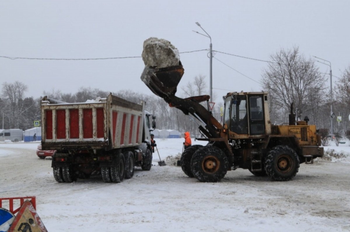 Коммунальщики Брянска вывезли более 41 тысячи тонн снега