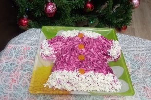 Рецепт известного салата в новой «шубе».
