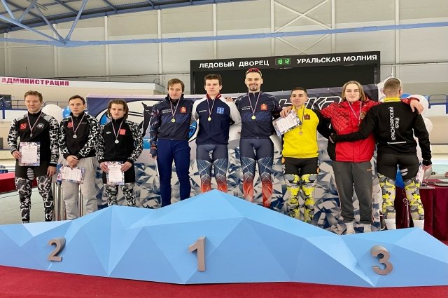 Красноярские конькобежцы взяли бронзу.