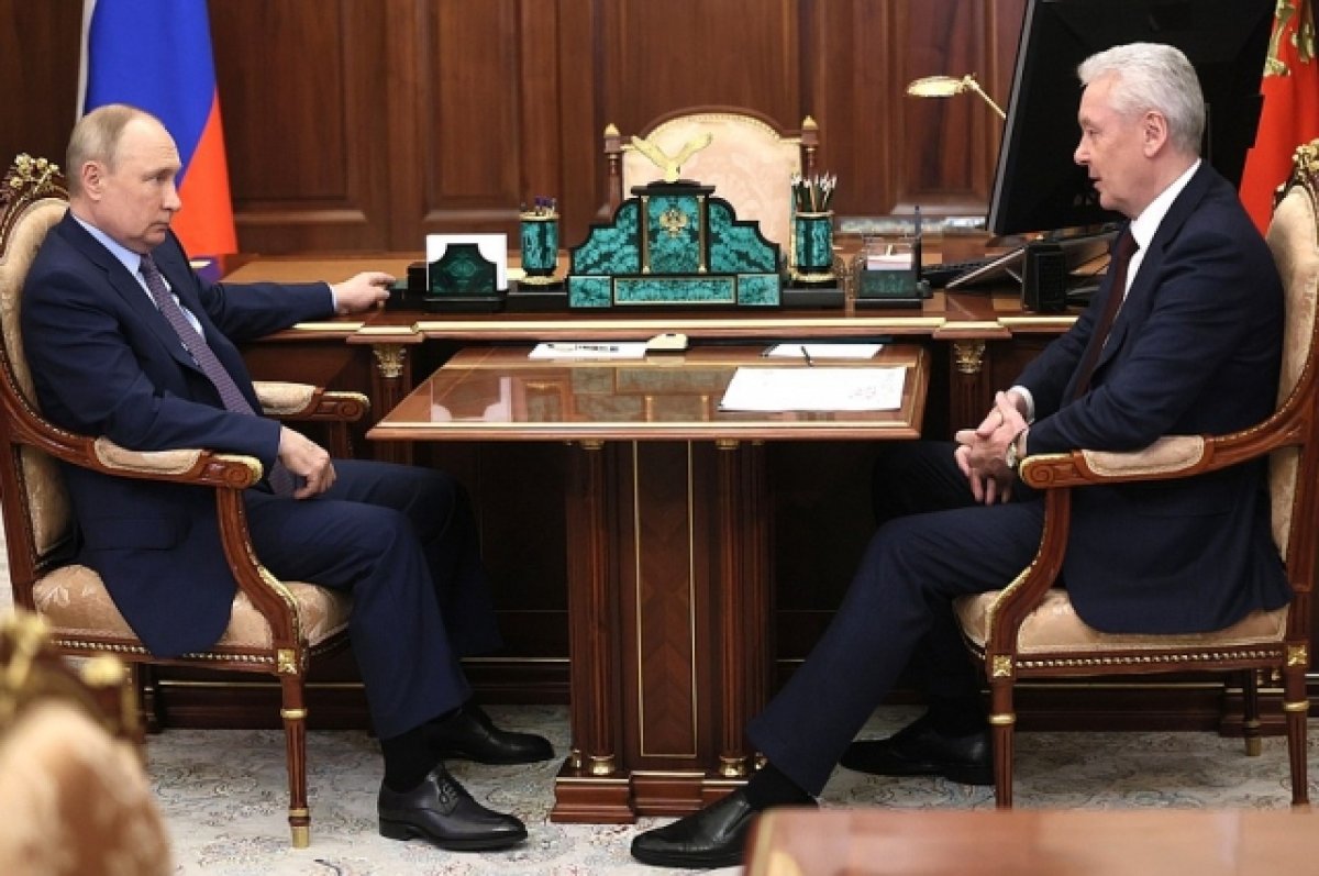 В Кремле сообщат о возможной встрече Путина и Собянина в январе