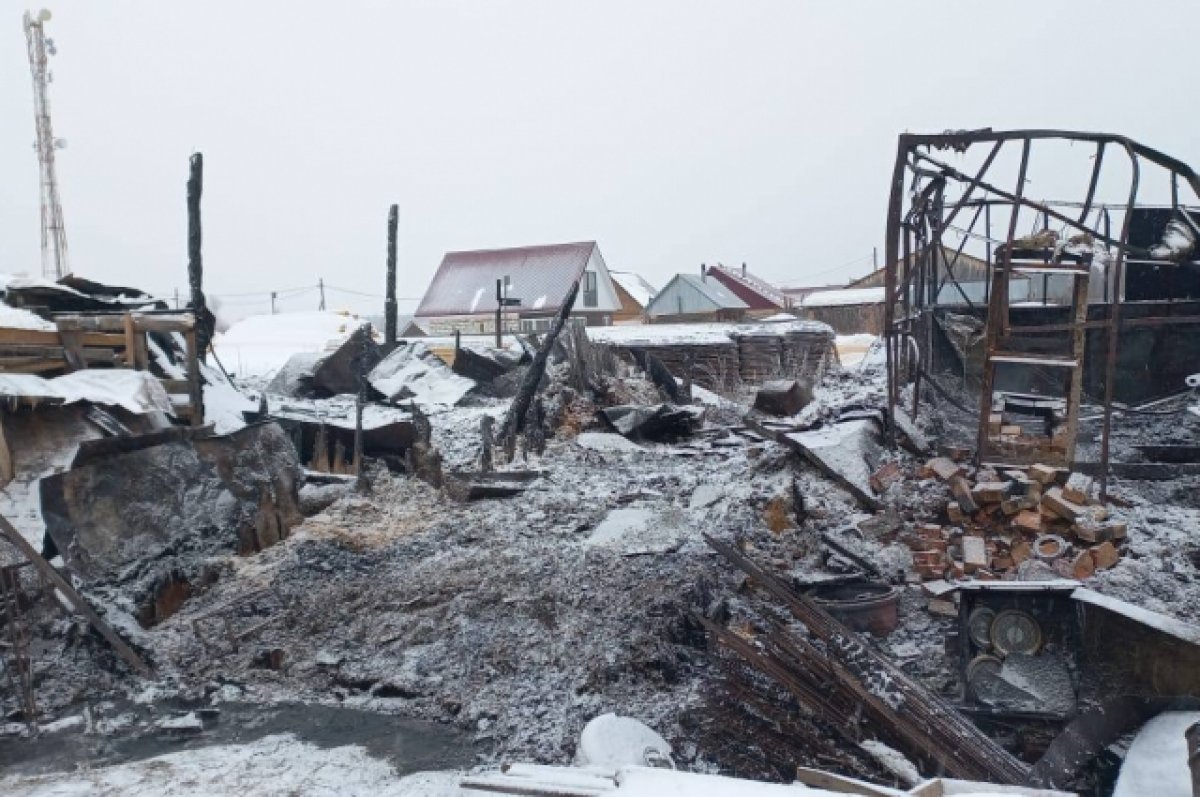 Пожар в томском районе