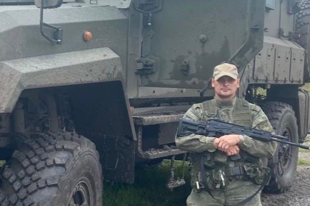 Участник СВО Вячеслав Костин из Шарлыкского района награжден медалью Жукова.