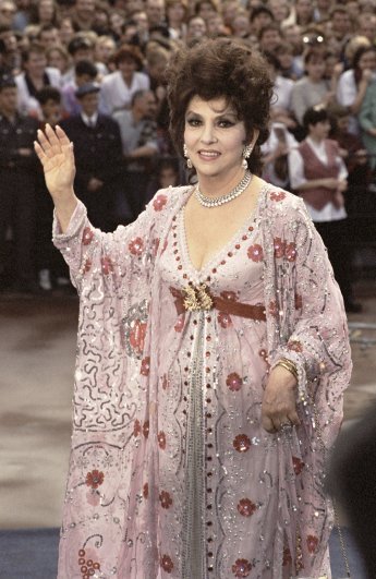 Джина Лоллобриджида на ХХ Московском международном кинофестивале, 1997 год