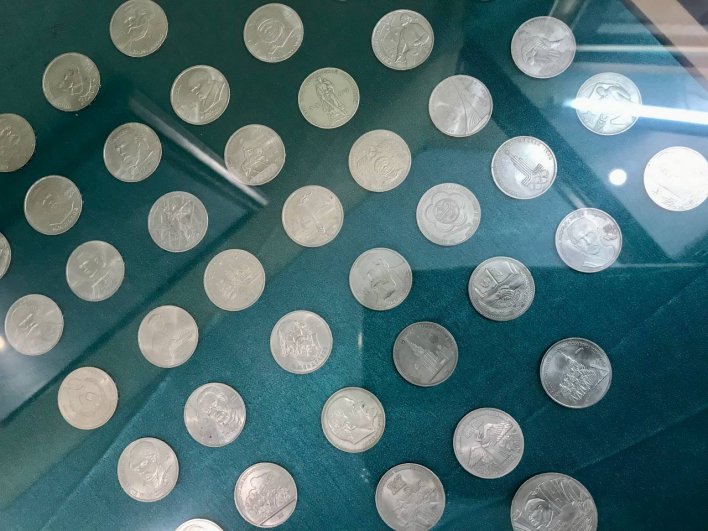 Серебрянные монеты. 
