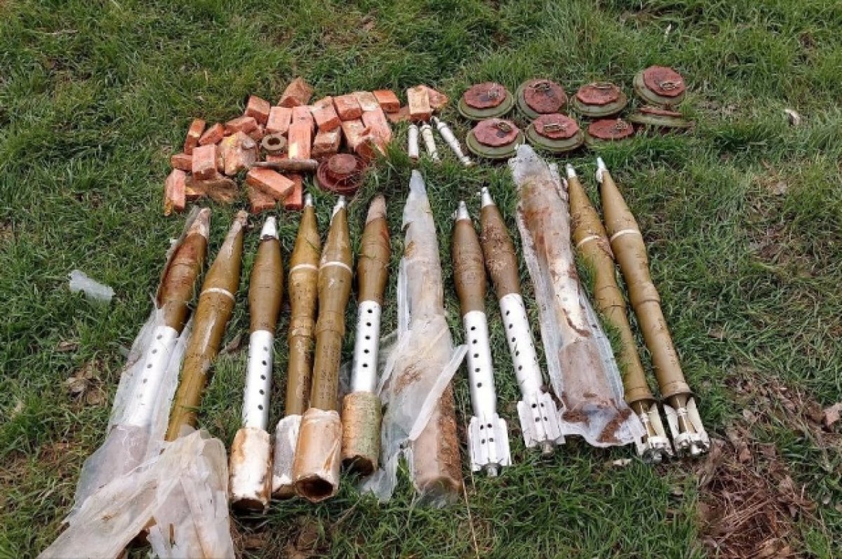 В Запорожской области обнаружен схрон с минами и взрывчаткой