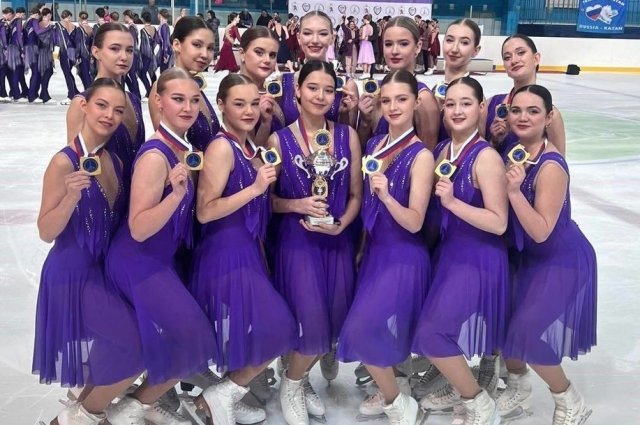 Ямальские спортсменки одержали победу на четвертом этапе Кубка России по синхронному катанию.