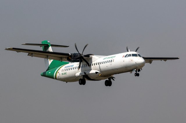 Самолет ATR 72-500 авиакомпании Yeti Airlines