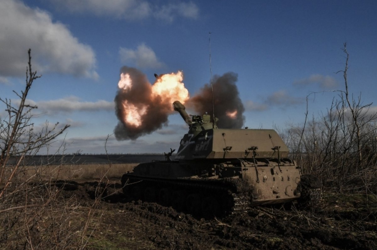 Артиллерия ВС РФ ликвидировала позиции ВСУ при наступлении в Запорожье