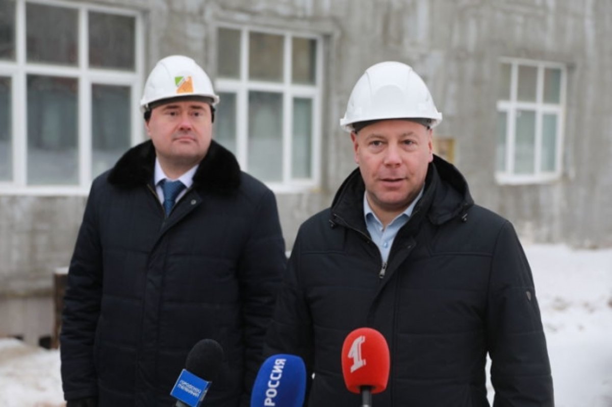 Строительство 4-этажной школы в Ярославле завершено на 60%