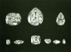 Обработанные 9 кусков алмаза «Куллинан».