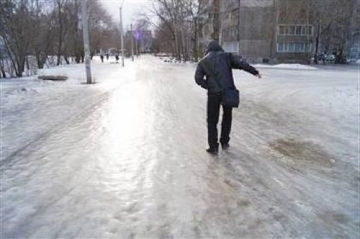 26 января в Ярославле прошел ледяной дождь