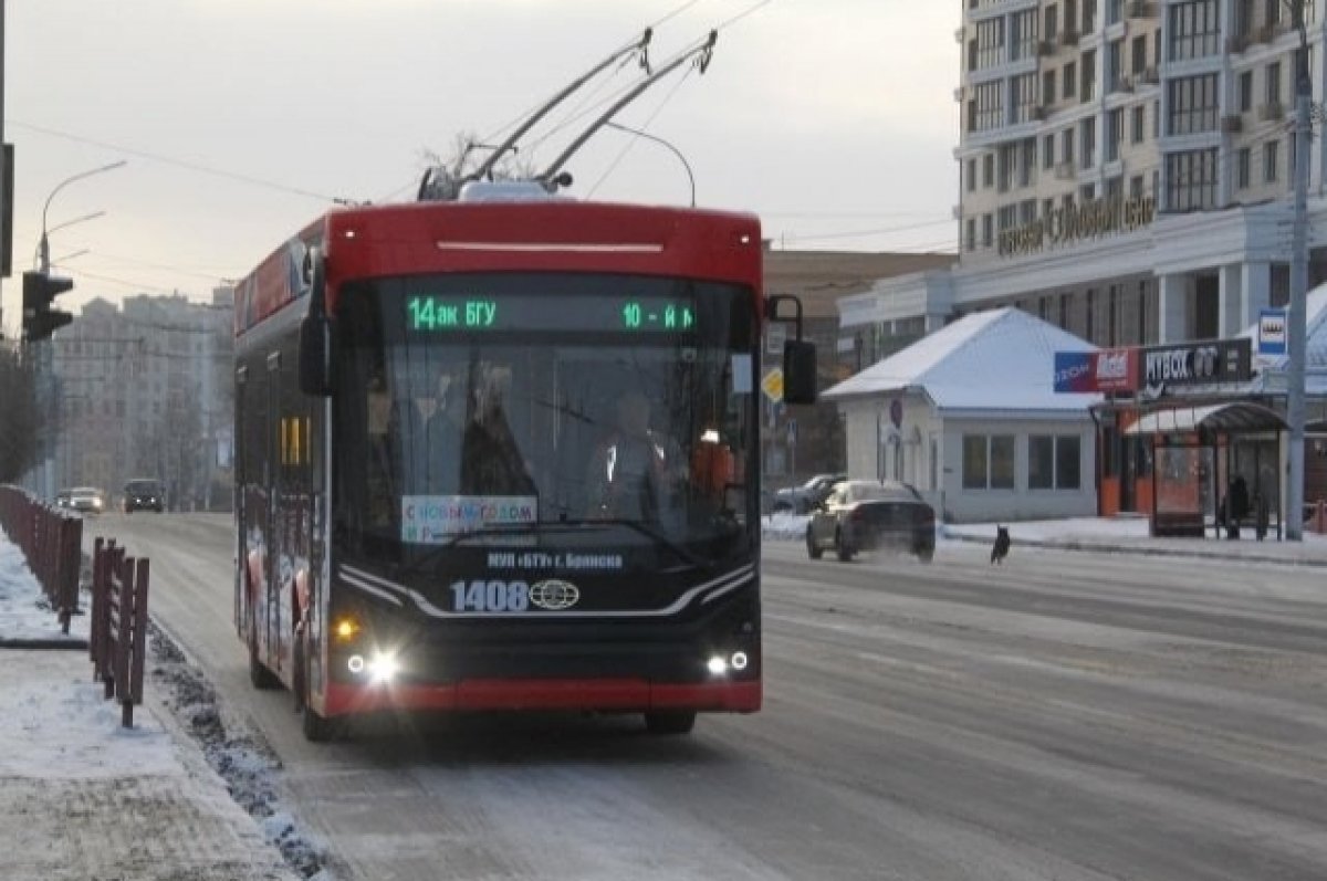 Троллейбусный маршрут 12 в Брянске переведут в разряд магистральных