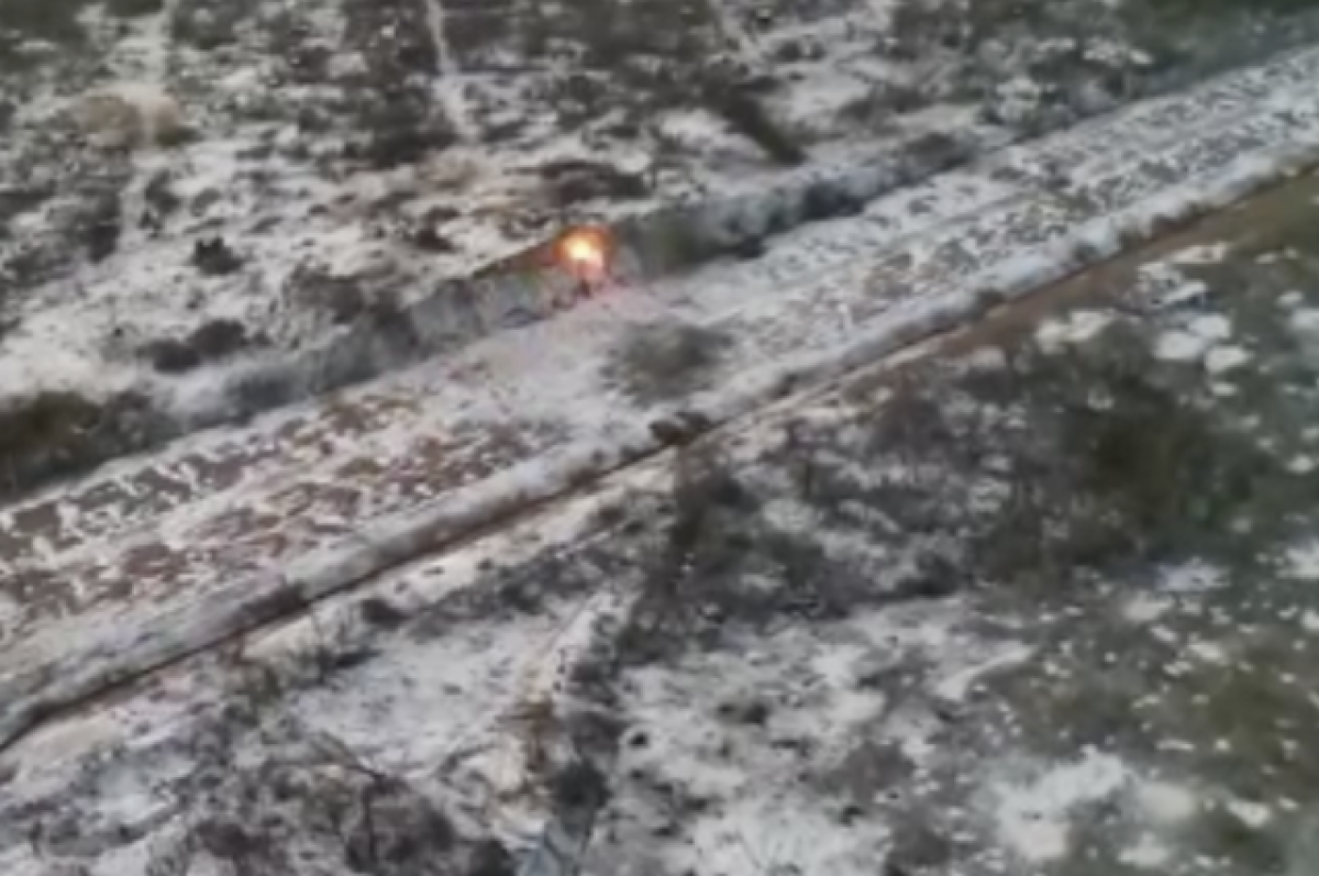 Появилось видео, как разведчики ВС РФ уничтожают опорный пункт ВСУ в ДНР