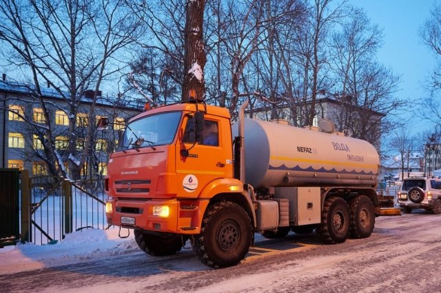 Подвоз питьевой воды в Южно-Сахалинске