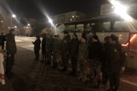 В Оренбург из зоны СВО вернулись казаки-добровольцы отряда БАРС-6.