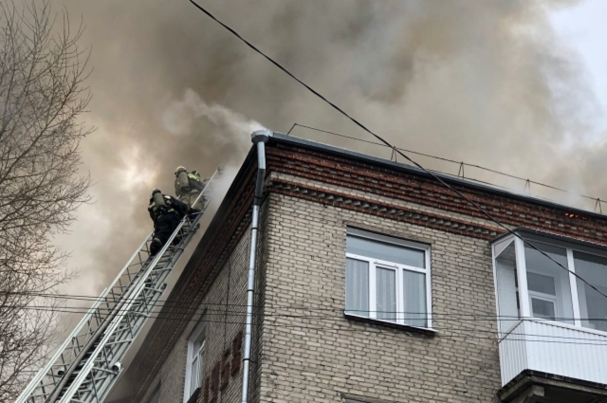 В Томске произошел пожар в 10-этажном доме | АиФ Томск