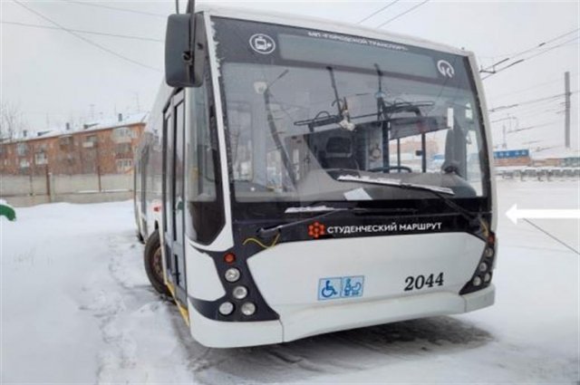 Студенческие троллейбусы можно будет узнать по специальному знаку СФУ.