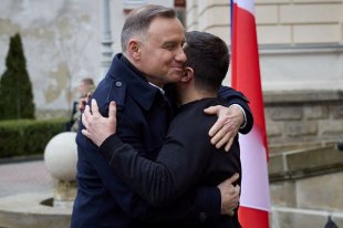 Анджей Дуда и Владимир Зеленский