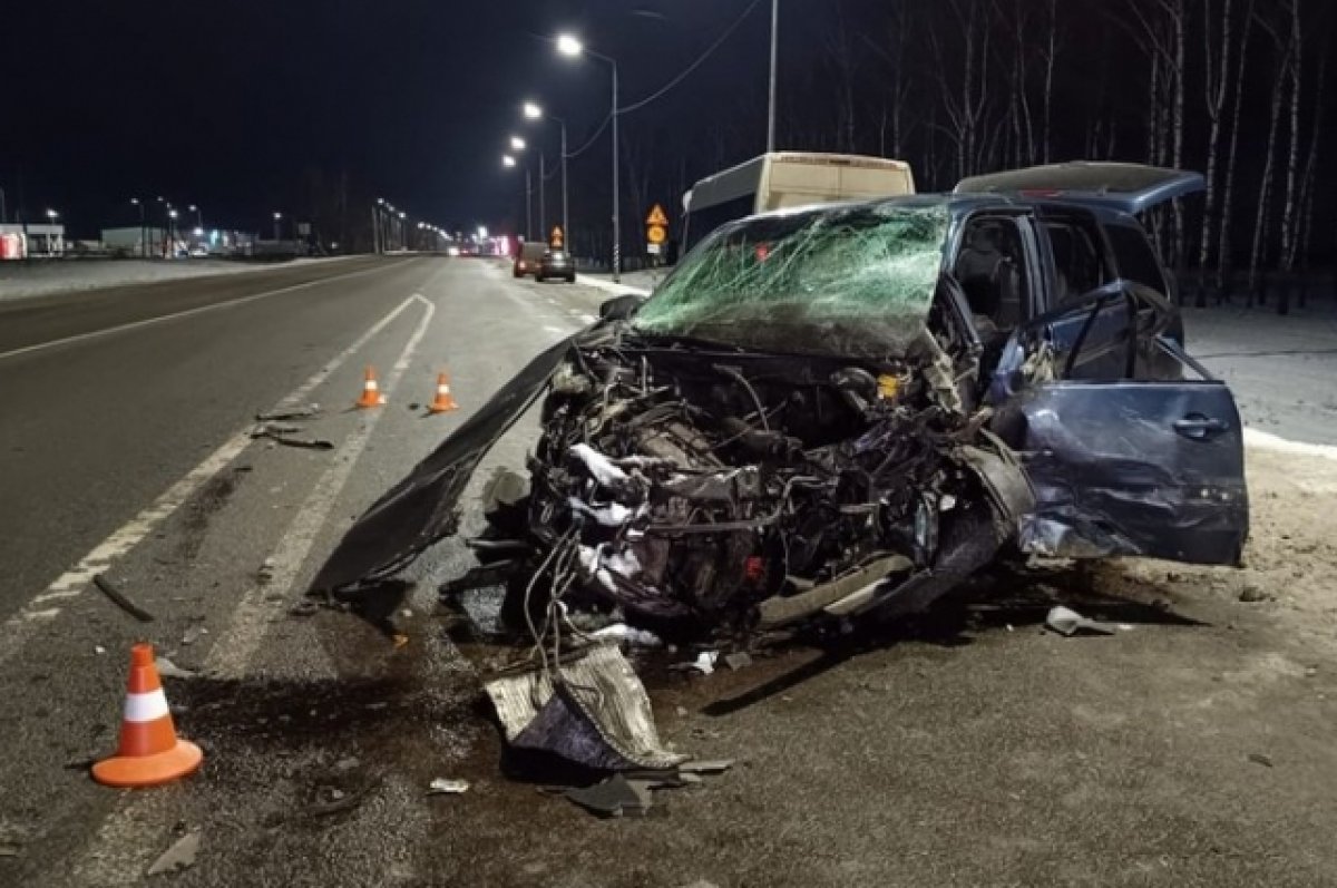 Вечером 5 февраля в ДТП в Брянском районе погибли два водителя