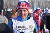 В этом году биатлонистка Яна Романова преодолела 2 км вместе со своим сыном