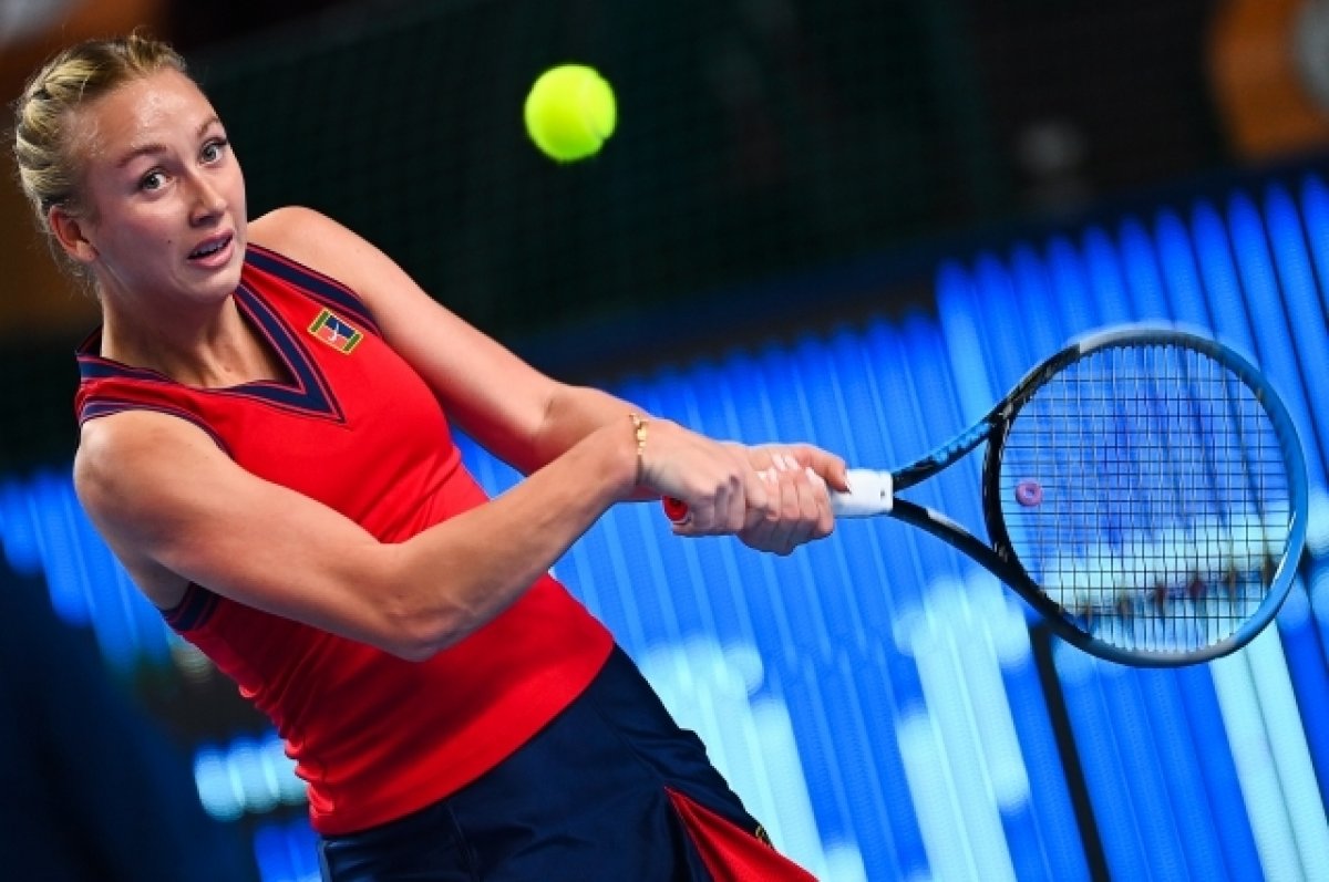 Российская теннисистка Потапова стала победительницей турнира в Линце