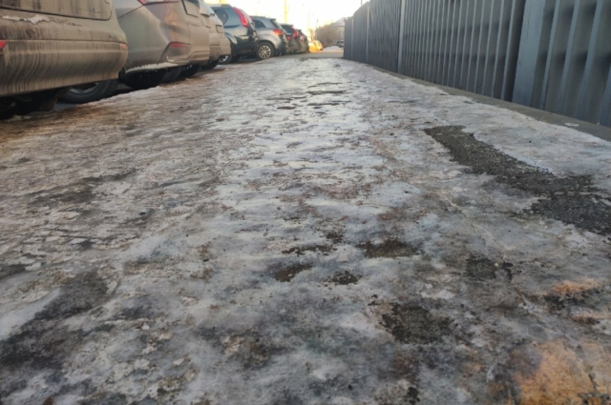 ОНФ потребовал от мэрии Бийска очистить улицу Сенную от снега