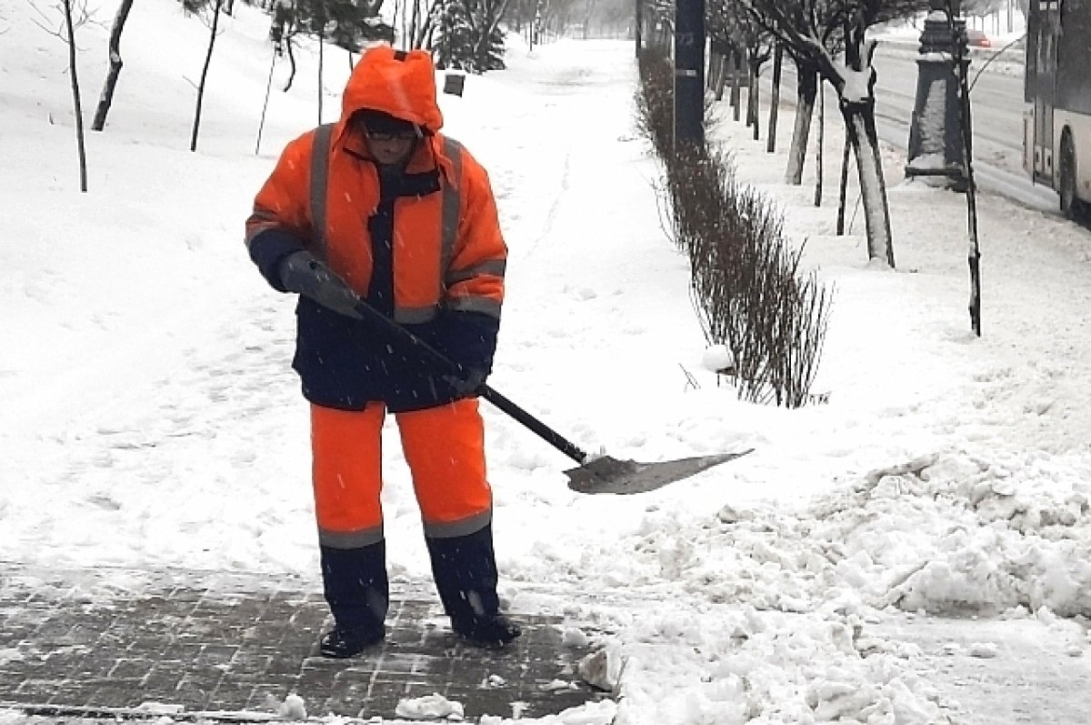 Вечерний снегопад сковал Ростов в восьмибалльные пробки