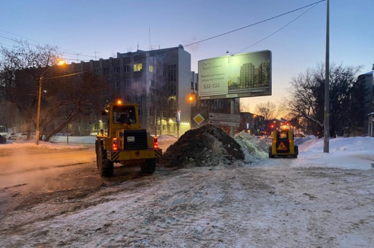 Вторая за выходные авария на водопроводе произошла в Барнауле