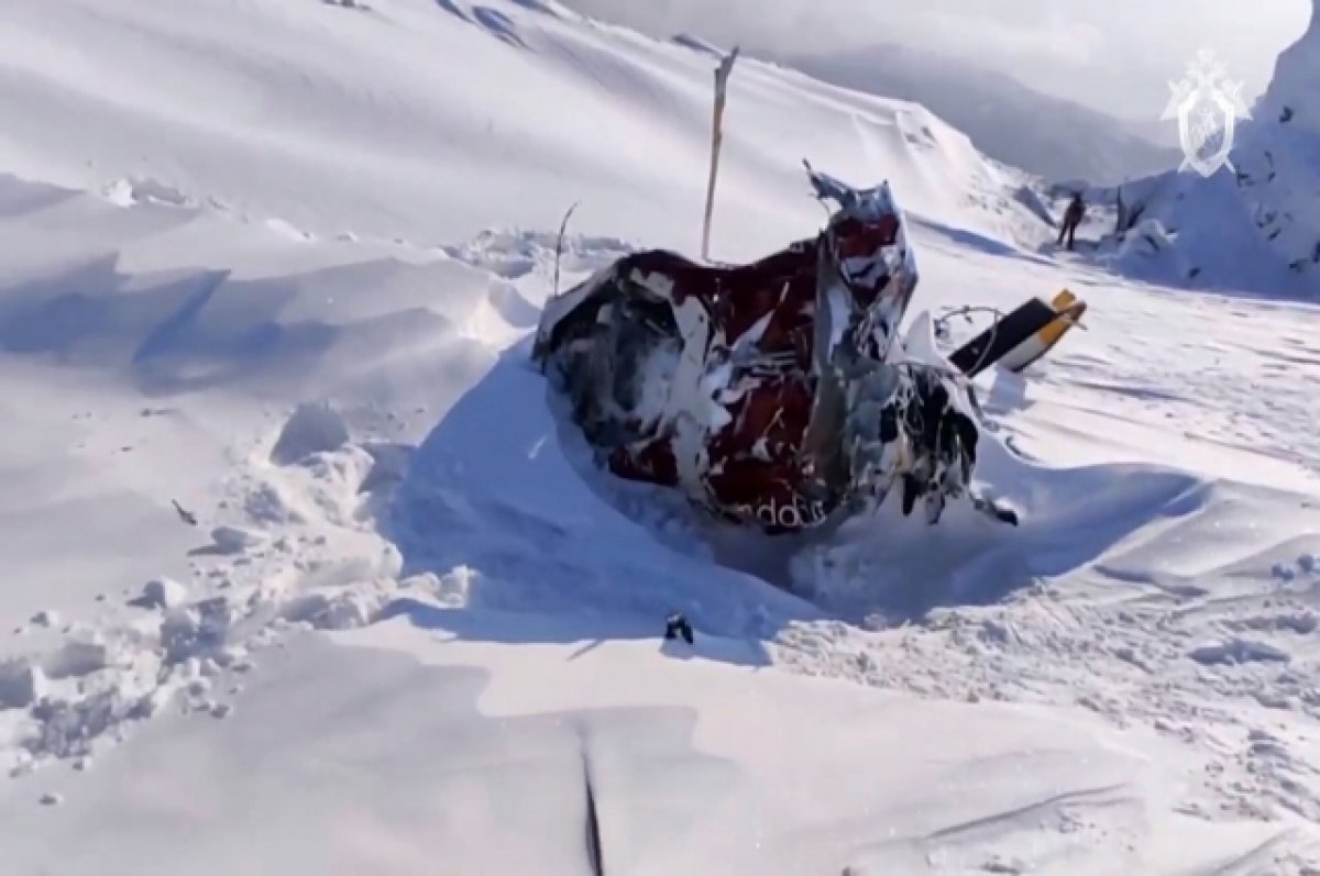 СК показал видео с места крушения вертолета Robinson на Сахалине | АиФ  Сахалин