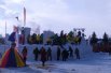 Однако главным событием дня стала историческая реконструкция картины Сурикова «Взятие снежного городка».
