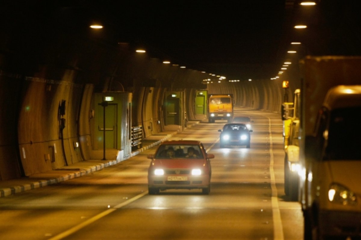 В Лефортовском тоннеле Москвы восстановлено движение после ДТП