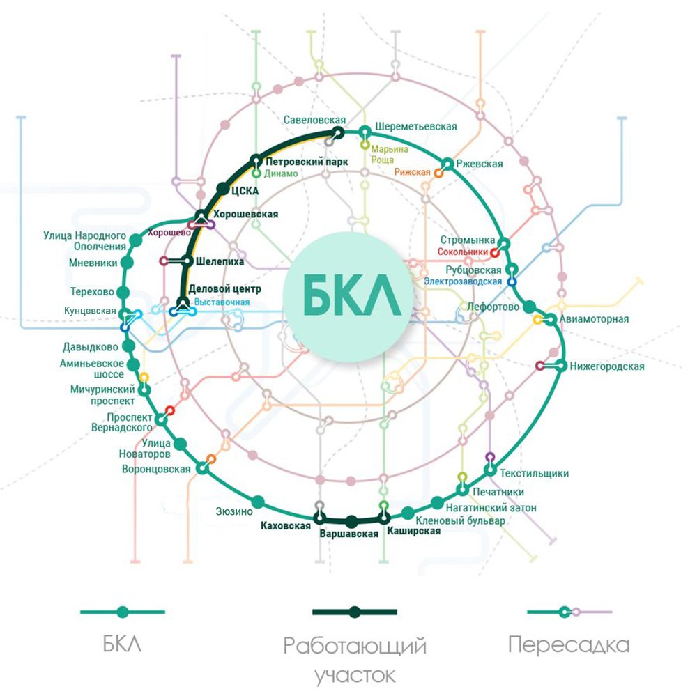 Станции Большой кольцевой линии | Аргументы и Факты